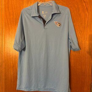 Large Nike Men's polo Tennessee Titans